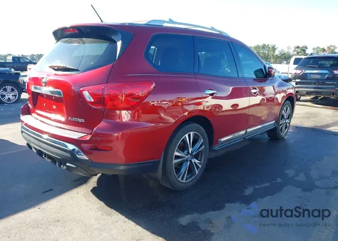 2018 Nissan Pathfinder Platinum из США, поврежденный, VIN 5N1DR2MN6JC625328